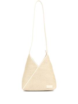 MM6 Maison Margiela Kleine Fortune Cookie Schultertasche - Nude von MM6 Maison Margiela