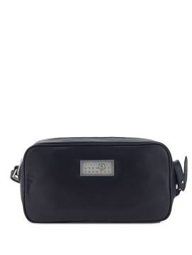 MM6 Maison Margiela Schultertasche mit Logo-Schild - Schwarz von MM6 Maison Margiela