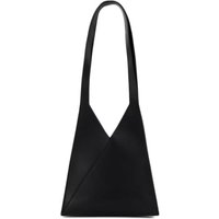 MM6 Maison Margiela Shopper - Flap Japanese Hobo Bag  - Black - Leather - Gr. unisize - in Schwarz - für Damen von MM6 Maison Margiela