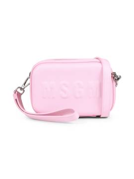 MSGM Kids Schultertasche mit Logo-Prägung - Rosa von MSGM Kids