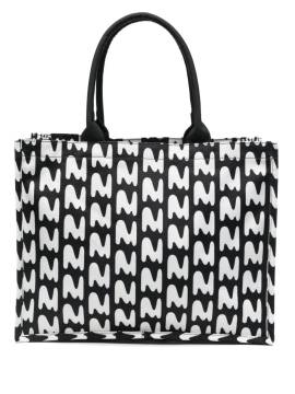 MSGM Handtasche mit Logo-Print - Schwarz von MSGM