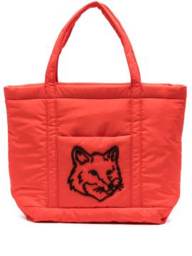 Maison Kitsuné Mittelgroße Fox Head Tote Bag - Orange von Maison Kitsuné