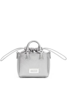 Maison Margiela 5AC Metallic-Shopper - Silber von Maison Margiela