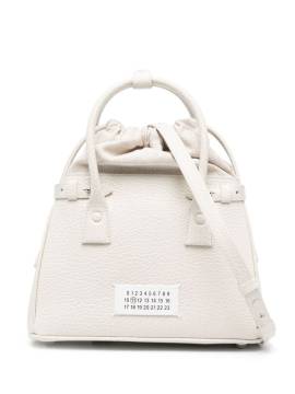 Maison Margiela Mini 5AC Handtasche mit Kordelzug - Nude von Maison Margiela