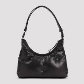 Maison Margiela Shopper - Glam Slam Small Black Lamb Leather Hobo Bag - Gr. unisize - in Schwarz - für Damen von Maison Margiela