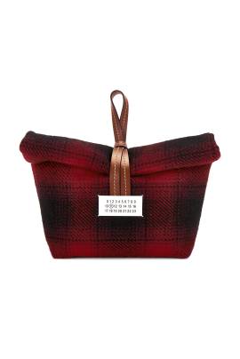 Maison Margiela TASCHE PAPER in Red & Chestnut - Red. Size all. von Maison Margiela