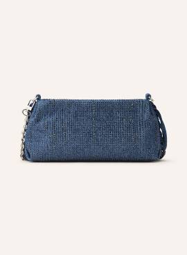 Maje Clutch Mit Schmucksteinen blau von Maje