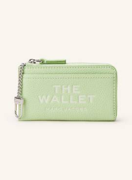 Marc Jacobs Geldbörse The Leather Top Zip Multi Wallet gruen von Marc Jacobs