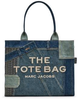 Marc Jacobs The Large Deconstructed Denim Tote Tasche - Blau von Marc Jacobs