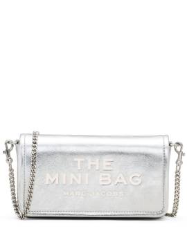 Marc Jacobs The Metallic Leather Chain Mini-Tasche - Silber von Marc Jacobs