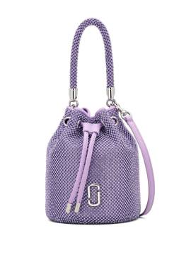 Marc Jacobs The Rhinestone Mini Bucket Tasche - Violett von Marc Jacobs