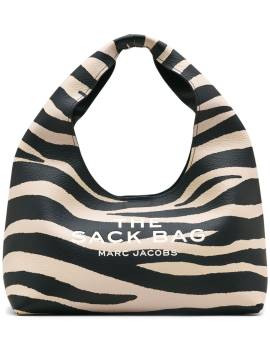 Marc Jacobs The Sack Tasche mit Zebra-Print - Schwarz von Marc Jacobs