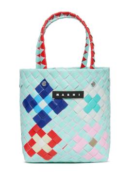 Marni Kids Blossom Macro Tote Bag - Blau von Marni Kids