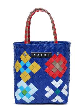 Marni Kids Blossom Macro Tote Bag - Blau von Marni Kids