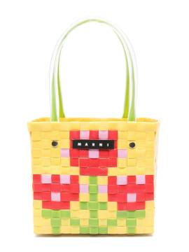 Marni Kids Gewebte Tote Bag - Gelb von Marni Kids