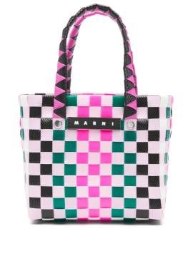 Marni Kids Micro Basket Tote Bag - Rosa von Marni Kids