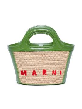 Marni Kids Tropicallia Beuteltasche mit Logo-Stickerei - Nude von Marni Kids