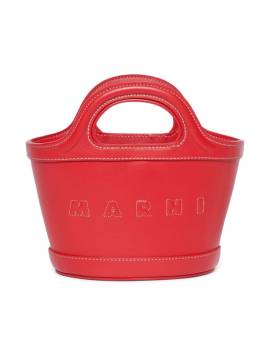 Marni Kids Tropicallia Beuteltasche mit Logo-Stickerei - Rot von Marni Kids