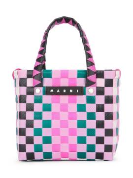 Marni Kids Shopper mit Webmuster - Rosa von Marni Kids