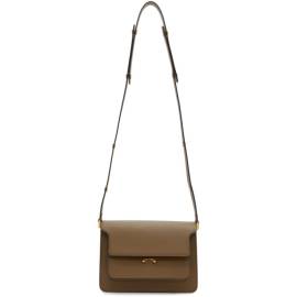 Marni Brown Saffiano Medium Trunk Bag von Marni