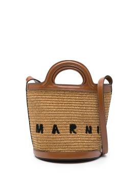 Marni Kleine Tropicalia Beuteltasche - Braun von Marni