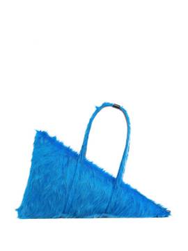 Marni Prisma Shearling-Shopper - Blau von Marni