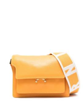 Marni Schultertasche mit Logo-Prägung - Orange von Marni