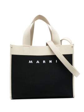 Marni Schultertasche mit Logo - Schwarz von Marni