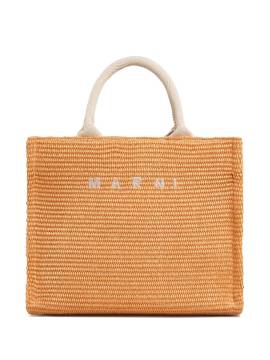 Marni Shopper aus Bast - Orange von Marni