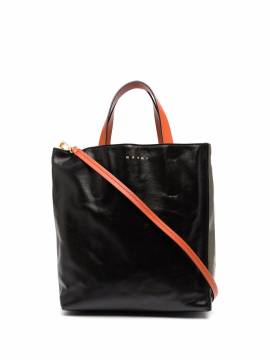 Marni Shopper in Colour-Block-Optik - Schwarz von Marni