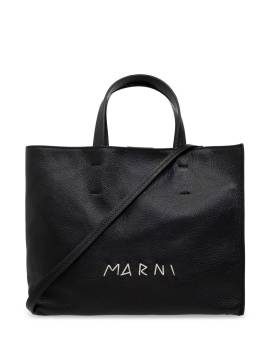 Marni Shopper mit Logo-Print - Schwarz von Marni