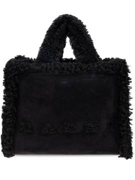 Marni Shopper mit Shearling - Schwarz von Marni