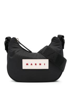 Marni Umhängetasche mit Logo - Schwarz von Marni