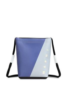 Marni Schultertasche in Colour-Block-Optik - Violett von Marni