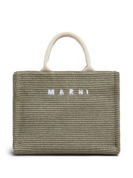 Marni Shopper aus Bast - Grün von Marni