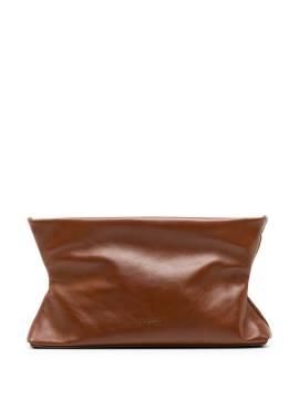 Marsèll Geraffte Clutch - Braun von Marsèll