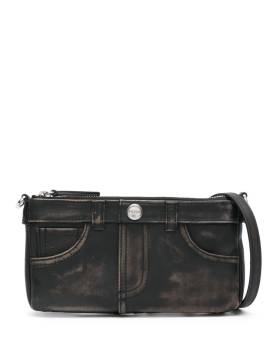 Medea Nina Pocket Schultertasche - Braun von Medea