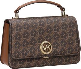 Michael Kors Delancey Empire MK SIG  in Cognac (3.2 Liter), Handtasche von Michael Kors