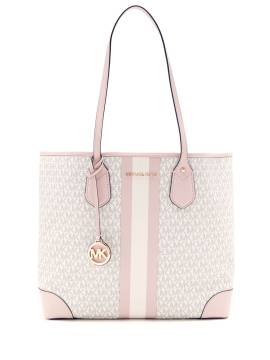 Michael Kors 'Eva' Shopper mit Monogrammmuster - Nude von Michael Kors