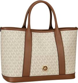 Michael Kors Luisa MD MK SIG  in Vanilla/Luggage (12.6 Liter), Handtasche von Michael Kors