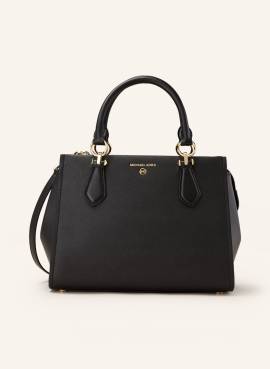 Michael Kors Saffiano-Handtasche Marilyn Medium schwarz von Michael Kors