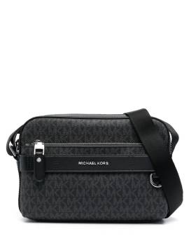 Michael Kors Schultertasche mit Monogramm-Print - Schwarz von Michael Kors