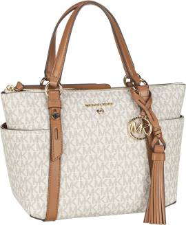 Michael Kors Sullivan Small Conv TZ Tote MK Signature  in Beige (6.6 Liter), Handtasche von Michael Kors