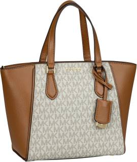 Michael Kors Taryn Small Convertible MK SIG  in Beige (7.6 Liter), Handtasche von Michael Kors