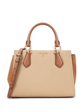 Michael Kors Mittelgroße Marilyn Satchel-Tasche - Nude von Michael Kors