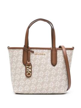 Michael Michael Kors Eliza Handtasche mit Monogramm-Print - Nude von Michael Kors