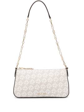 Michael Michael Kors Schultertasche aus Monogramm-Jacquard - Nude von Michael Kors