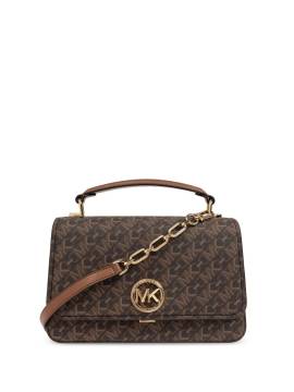 Michael Michael Kors Monogramm-Shopper mit Logo-Schild - Braun von Michael Kors