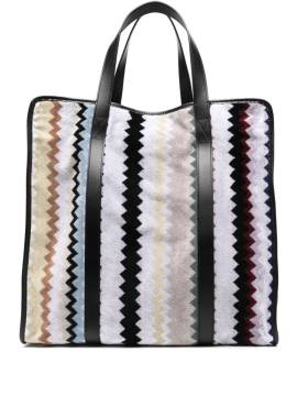 Missoni Handtasche mit Zickzackmuster - Grau von Missoni