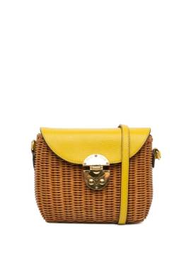 Miu Miu Pre-Owned 2000-2024 Wicker Umhängetasche - Braun von Miu Miu Pre-Owned